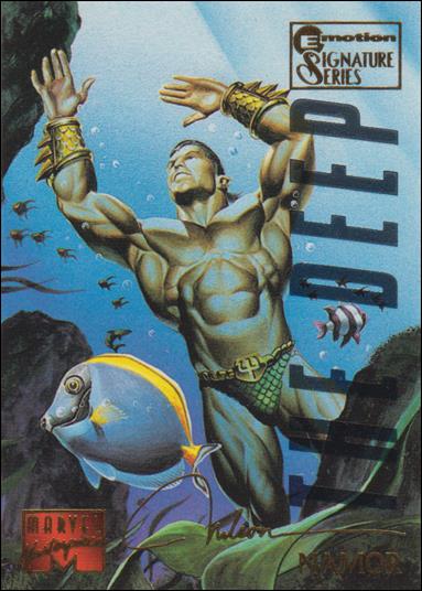 1995 Marvel Masterpieces (Multi-Foil E-Motion Parallel Base Set) card 70 Namor