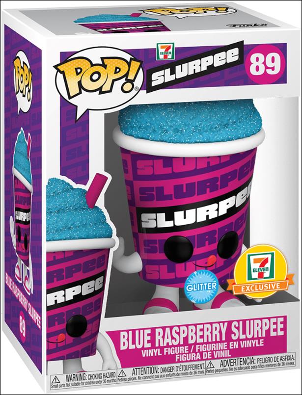 POP! Funko - Foodies figure 89 Blue Raspberry Slurpee (Glitter) 7-11 Exclusive