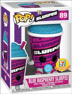 POP! Funko - Foodies figure 89 Blue Raspberry Slurpee (Glitter) 7-11 Exclusive