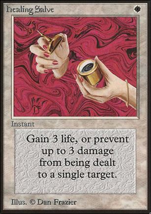 Magic the Gathering: Limited Edition Beta (Base Set) card 23 Healing Salve