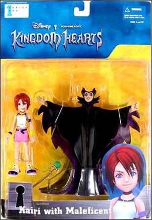 Kingdom Hearts (Series 1) figure 4 Kairi with Maleficent