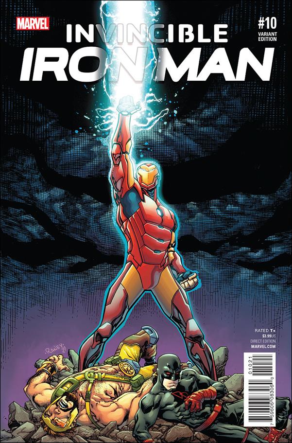Invincible Iron Man (2015)  issue 10-B Tom Raney Civil War Reenactment Cover