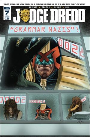 Judge Dredd (2015) issue 7-B Josh Adams Subscription Cover