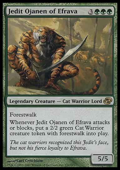 Magic the Gathering: Planar Chaos (Base Set) card 131 Jedit Ojanen of Efrava