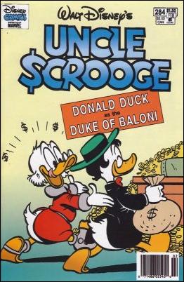 Walt Disney's Uncle Scrooge issue 284-B Marvel Cover