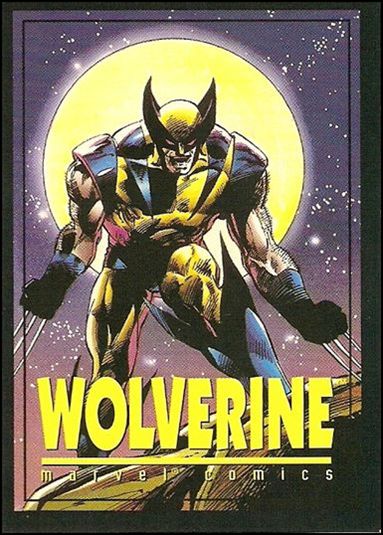 Marvel Super-Heroes Crunch 'n Munch: Series 1 (Base Set) card 2-B Wolverine (Name on Back in Red)