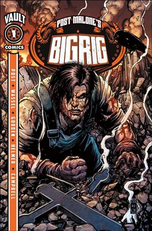 Post Malone's Big Rig issue 1-D Darick Robertson Bundle Box Silver Cover