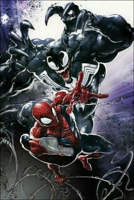 Venom (2018) issue 26-JV Clayton Crain Scorpion Comics Virgin Cover 1/700