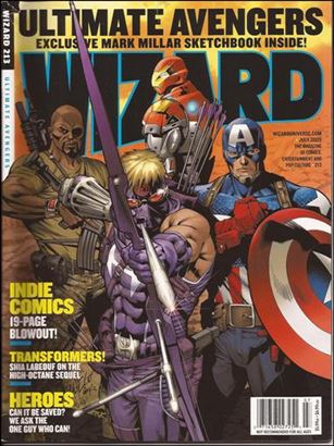 Wizard: The Magazine of Comics, Entertainment and Pop Culture issue 213-B Carlos Pacheco Ultimate Avengers Cover