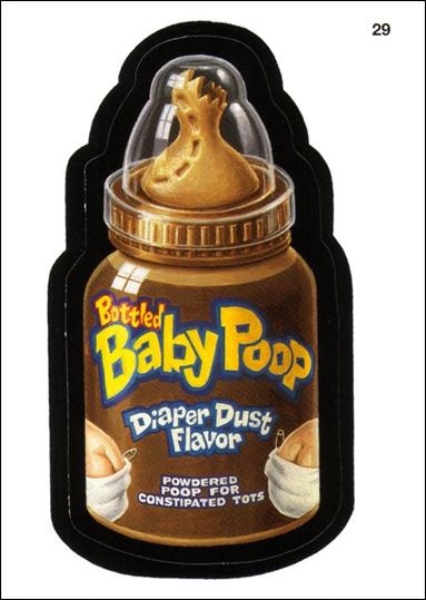 Wacky Packages All-New: Series 1 (Base Set) card 29 Baby Poop