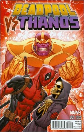 Deadpool vs Thanos issue 1-B Ron Lim Cover