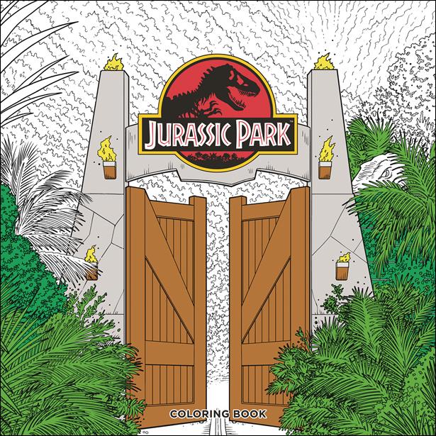 Jurassic Park Adult Coloring Book issue nn