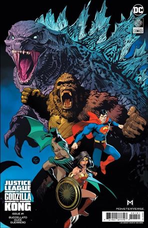 Justice League vs. Godzilla vs. Kong issue 1-H Dan Mora 1:25 Cardstock Cover