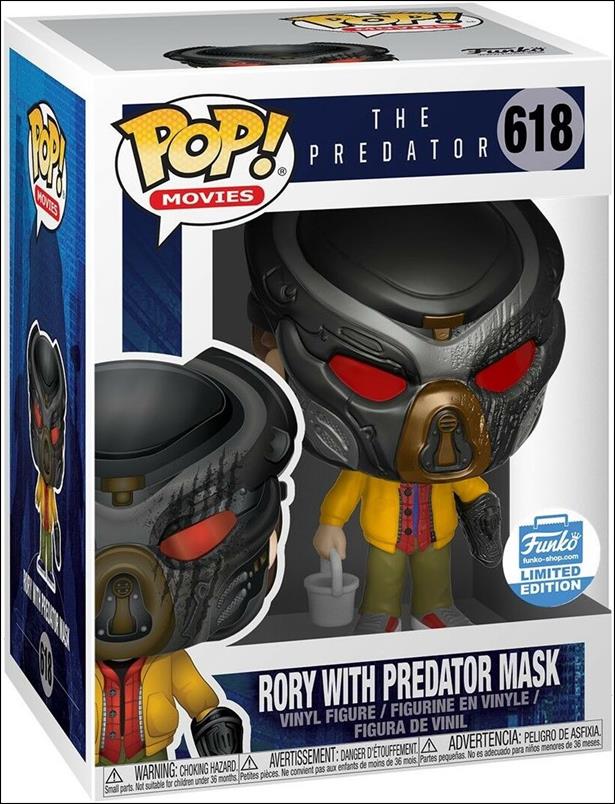POP! Movies figure 618 Rory with Predator Mask Funko Shop Exclusive