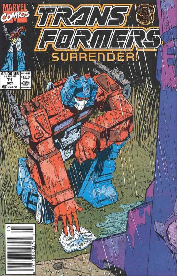 Transformers (1984) issue 71-B Newsstand Cover