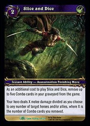 World of Warcraft: Through the Dark Portal (Base Set) card 89 Slice and Dice