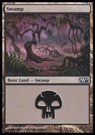 Magic the Gathering: 2010 Core Set (Base Set) card 239 Swamp