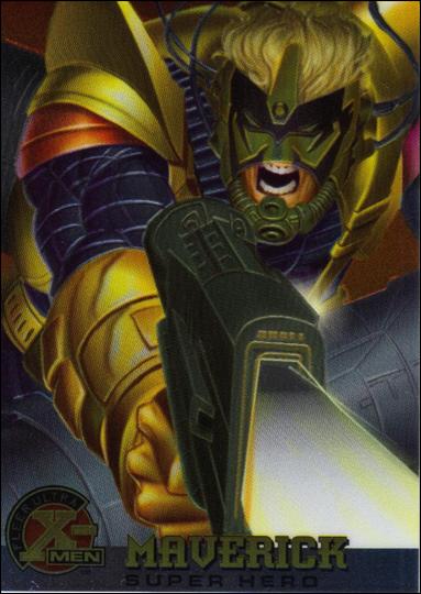 1996 Fleer Ultra X-Men All Chromium (Base Set) card 56 Maverick