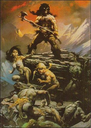 Frazetta II: The Legend Continues  (Base Set) card 83 Fire and Ice