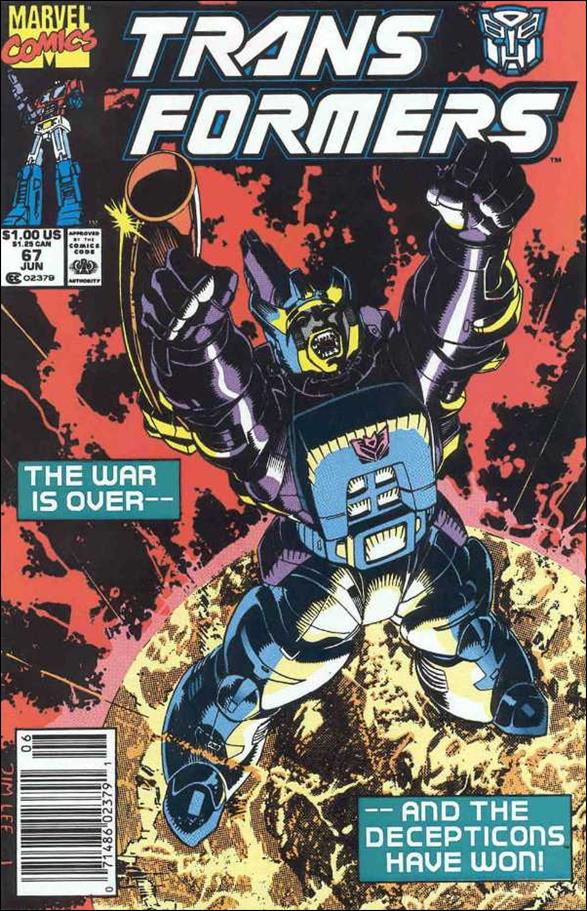 Transformers (1984) issue 67-B Newsstand Cover