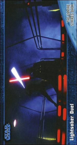 Star Wars Trilogy Widevision (Base Set) card 46 Lightsaber Duel