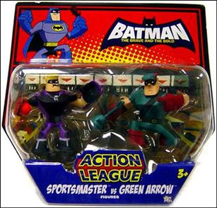 Batman: The Brave and the Bold - Action League figure 8 Sportsmaster vs Green Arrow