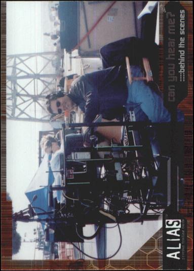 Alias: Season One (Base Set) card 79 Behind the Scenes