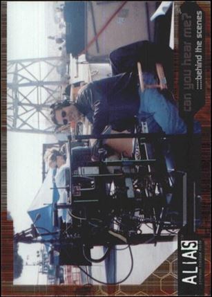 Alias: Season One (Base Set) card 79 Behind the Scenes