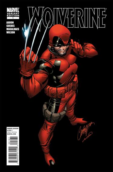 Wolverine (2010) issue 1-G J. Scott Campbell "Deadpool" Cover