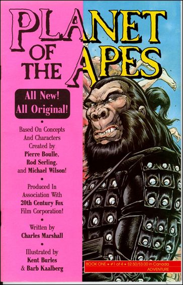 Planet of the Apes (1990) issue 1-D Pink Wraparound