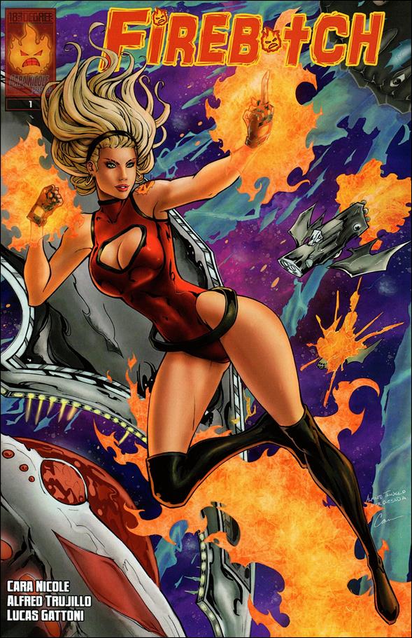 Firebitch issue 1 Alfred Trujillo "Space Wars" Cover