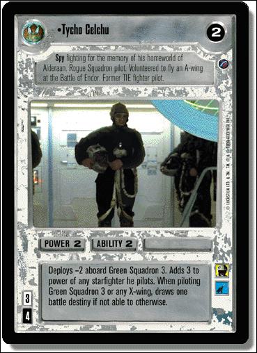 Star Wars: Death Star II Limited (Base Set) card 121 Tycho Celchu