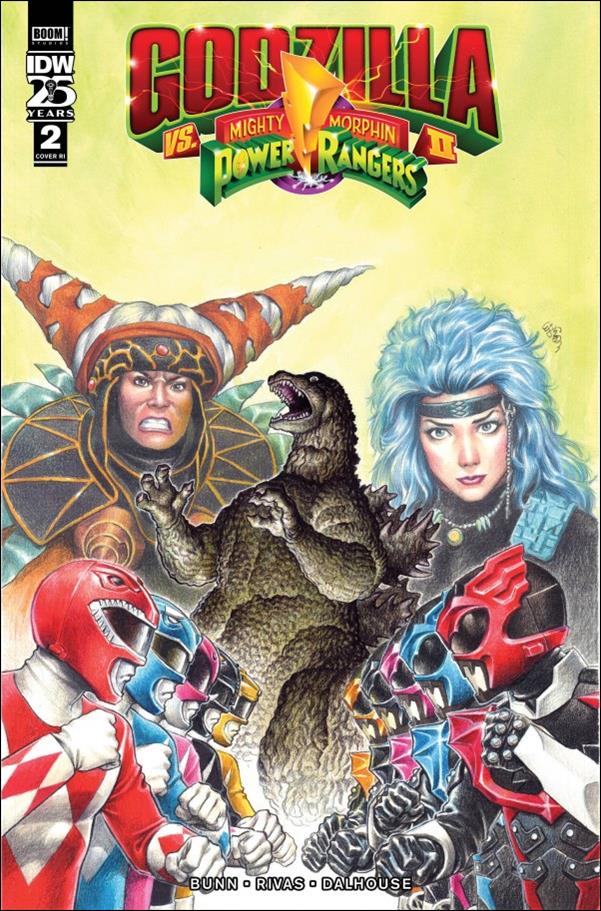 Godzilla vs the Mighty Morphin Power Rangers II issue 2-C E.J. Su 1:10 Cover