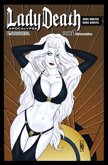 Lady Death: Apocalypse issue 1-I Kickstarter Art Deco Cover