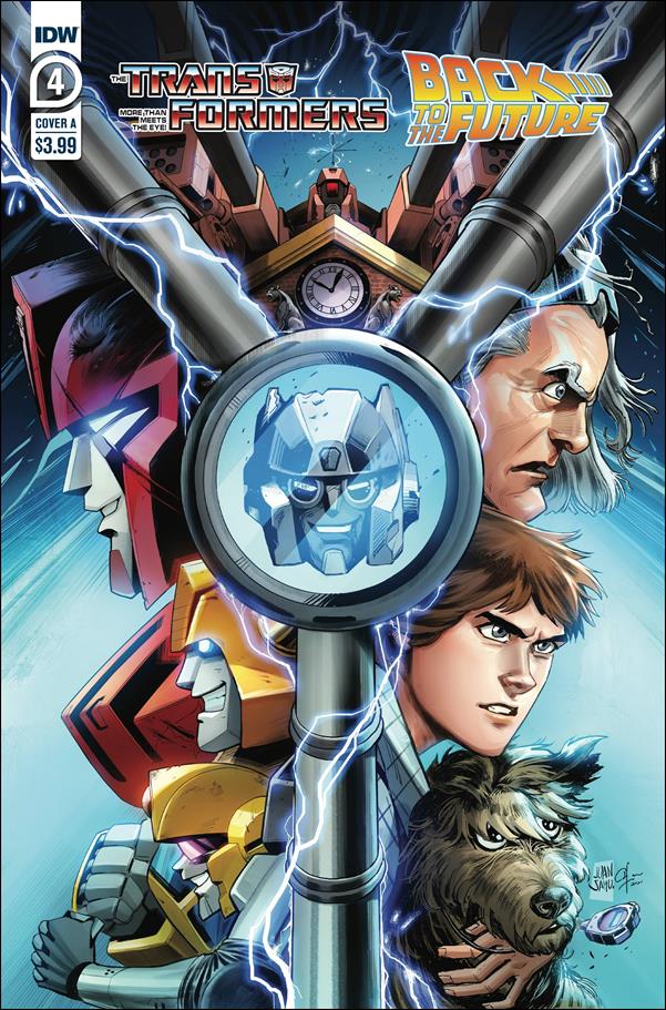 Transformers/Back to the Future issue 4 Juan Samu Cover