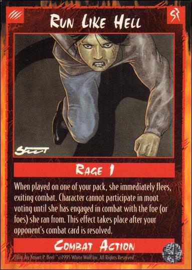 Rage Limited (Base Set) card 222 Run Like Hell 