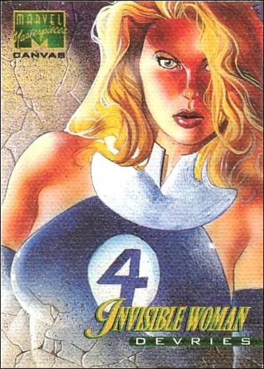 1995 Marvel Masterpieces (Canvas Subset) card 11 Invisible Woman