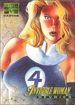 1995 Marvel Masterpieces (Canvas Subset) card 11 Invisible Woman