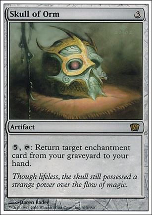 Magic the Gathering: 8th Edition (Base Set) card 313 Skull of Orm