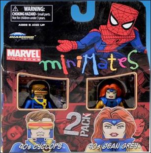 Marvel Minimates figure 98 90's Cyclops and 90's Jean Grey