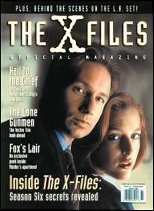 Official X-Files Magazine Volume 1 issue 8 Fox Mulder & Dana Scully Cover