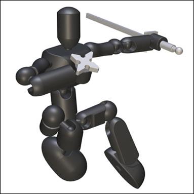 Stikfas Lite Pack figure 5 G2 Alpha Male Ninja (Black)