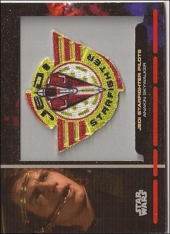 Star Wars Galactic Files (Patch Subset) card PR-13 Jedi Starfighter Pilots Anakin Skywalker