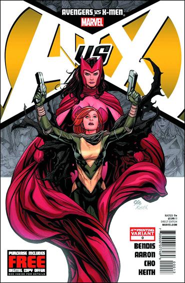 Avengers vs X-Men issue 0-F Frank Cho "Yellow" Cover (4th Printing)