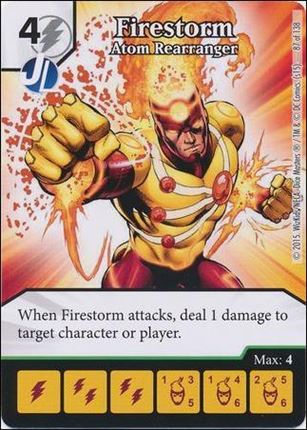 DC Comics Dice Masters Justice League  card 86 Firestorm - Atom Rearranger