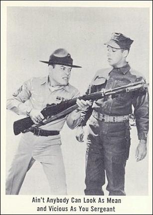 Gomer Pyle (Base Set) card 27 Ain't Anybody Can Look As Mean and Vicious