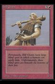 Magic the Gathering: Limited Edition Alpha (Base Set) card 157 Hill Giant