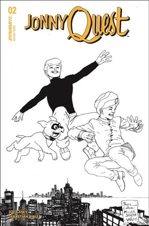 Jonny Quest (2024) issue 2-G Richard Pace B&W 1:10 Cardstock Cover