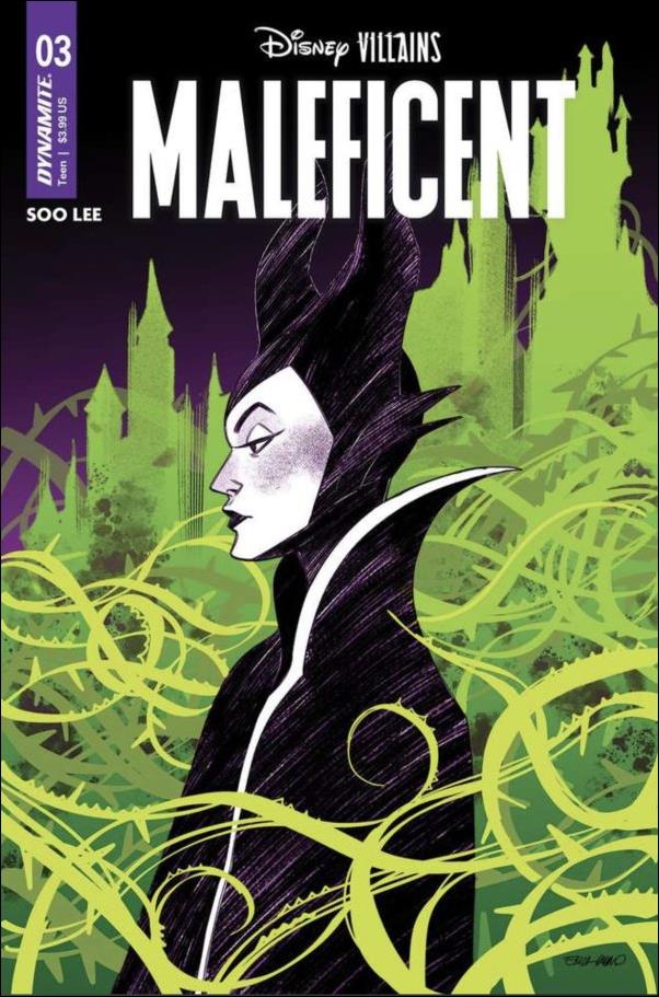 Disney Villains: Maleficent issue 3-E Erica D'Urso Cover