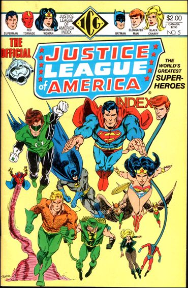 Official Justice League of America Index issue 5
